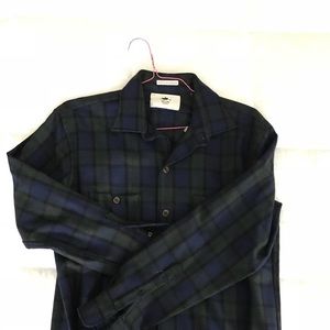New England Shirt Company Plaid Wool Overshirt